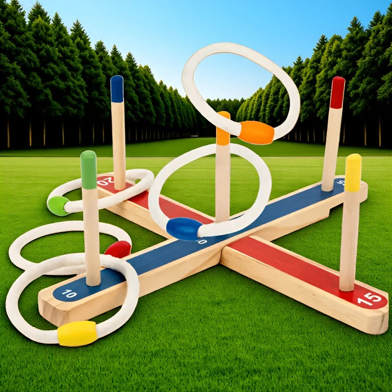 Montessori Ring Toss Game – Aktivt & lærerigt – Ringkastespil
