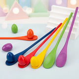 Wooden Egg Spoon Game – Motorik & Lernen – Eierrennen-Balance-Spiel