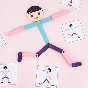 PlayGrow - Wachsen durch Spielen - Montessori-Puzzle Sportler
