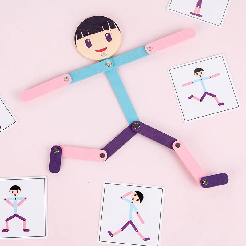 PlayGrow - Wachsen durch Spielen - Montessori-Puzzle Sportler