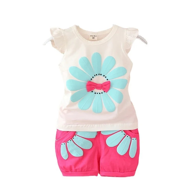 Mini Fashion™ - Merry Adventures - Sommersæt i bomuld