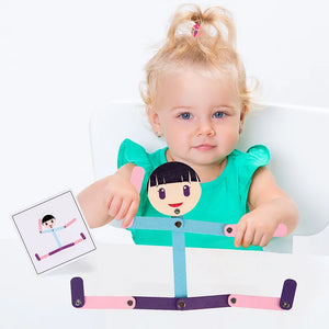 PlayGrow - Wachsen durch Spielen - Montessori-Puzzle Sportler
