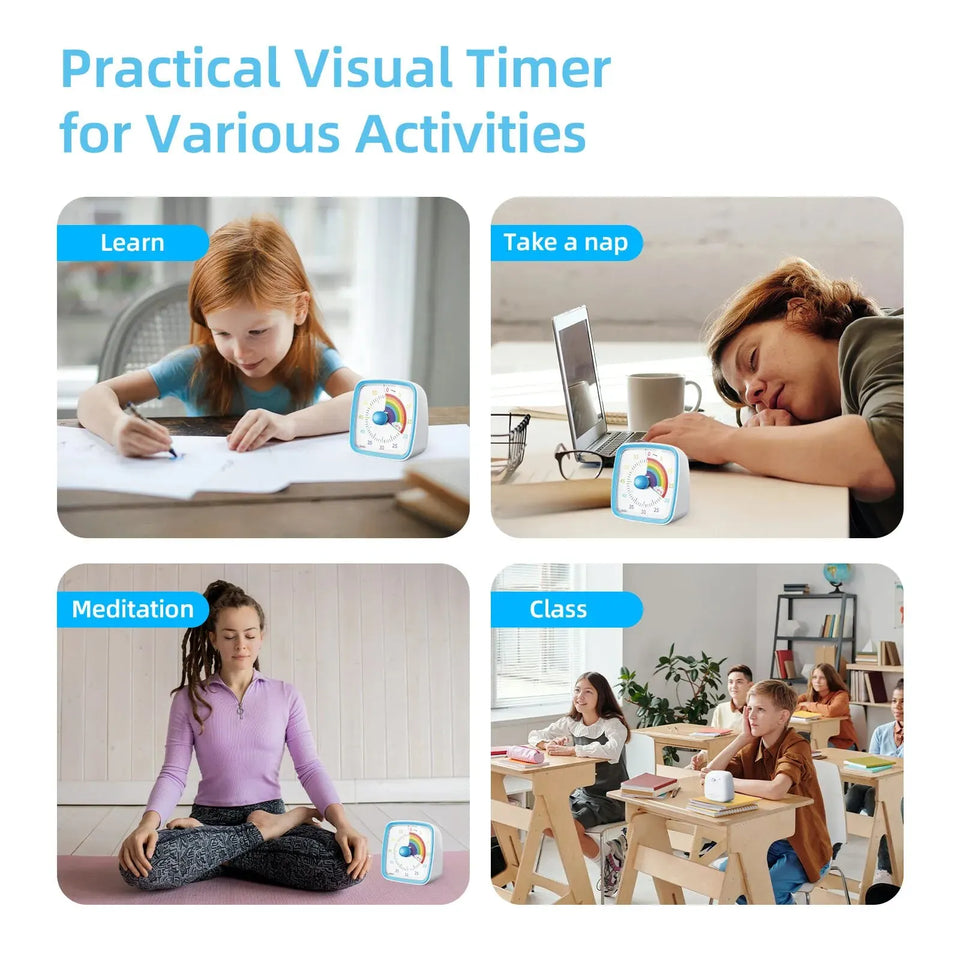 Visual Timer – Farbenfroh & Ruhig – Timer für Kinder