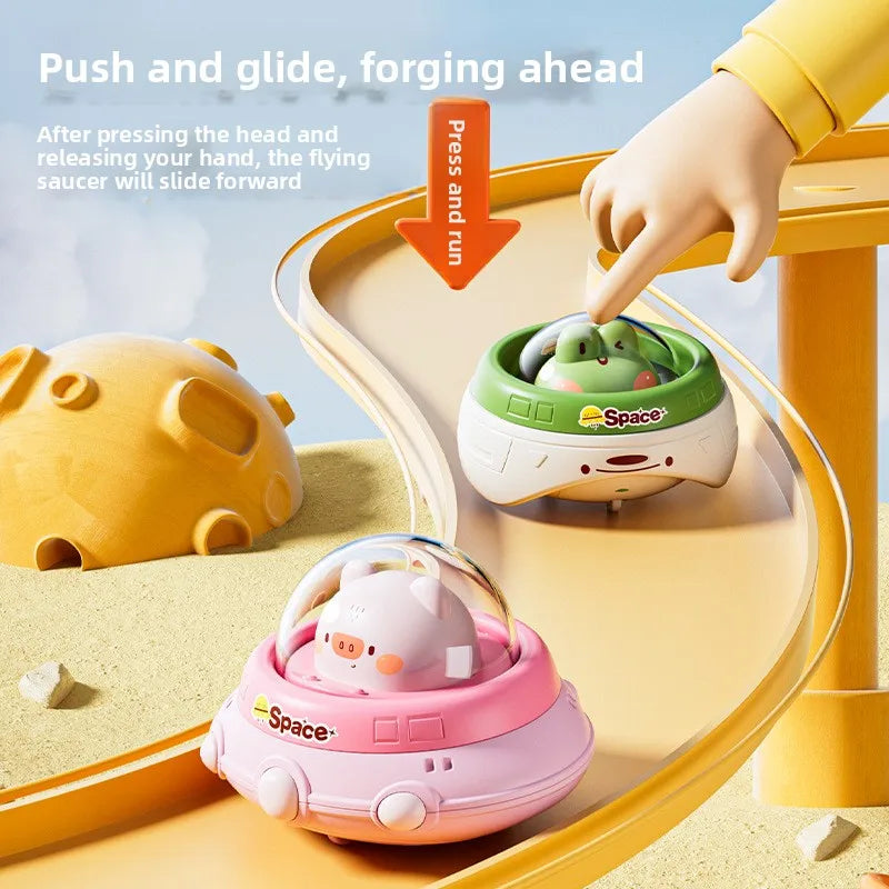 Push and Go UFO Toy – Motorik & Spiel – UFO Spielzeug
