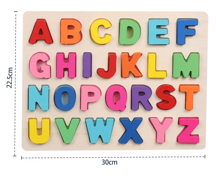 AlphaBlocks – Holz & Lernspielzeug – 3D-Buchstabenpuzzle