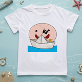 Boys & Girls Summer Tee – Bequem & Verspielt – Kinder-T-Shirt mit lustigem Aufdruck
