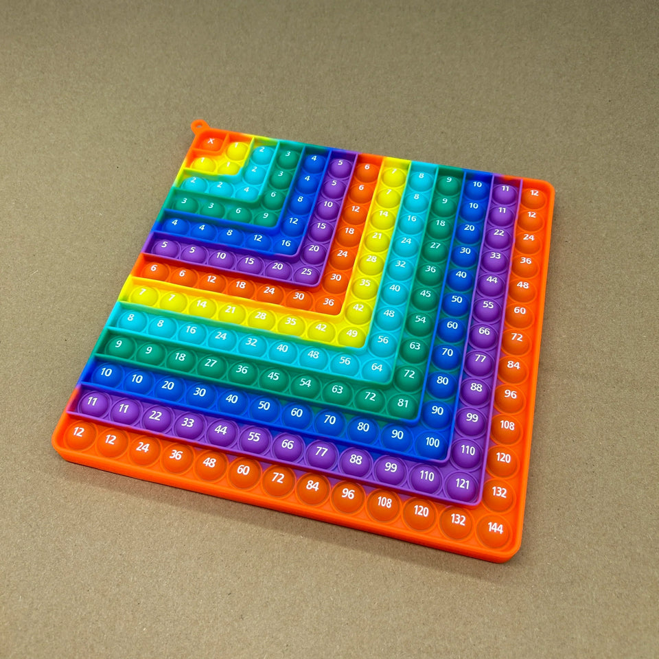 Multicolor Fidget Board™ - Forbedr dine matematiske færdigheder - Reken Fidget Board