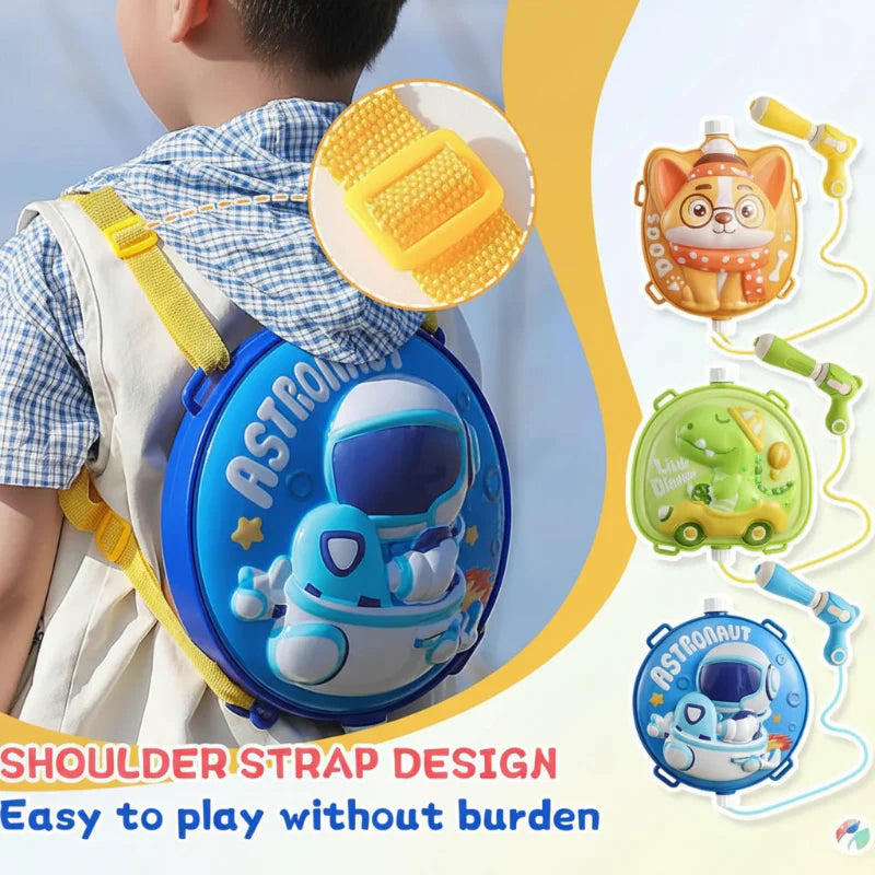 Kids Water Blaster – Verspielt & praktisch – Rucksack mit Wasserpistole