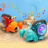 Music Snail™ -  Lysende Legekammerat - Legetøjssnegl og krabbe