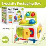 Montessori Busy Cube™ – Praktisk på farten - Sensorisk kube