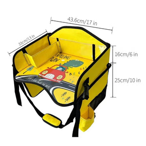 Portable Child Car Seat Table™ - Sicher & bequem - Tragbarer Kindersitztisch für das Auto