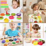 Toddler Clips™ - Obst & Formspiel -  Sortierspiel