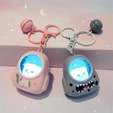 Glowing Astronaut Charm – Niedlich & Leuchtend – Astronauten-Taschenanhänger