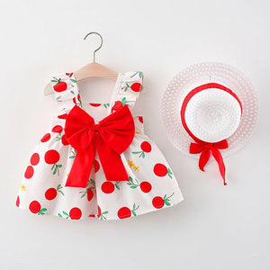 Mini Fashion™ – Süß & sommerlich – Fruchtkleid (enthält GRATIS Strohhut)