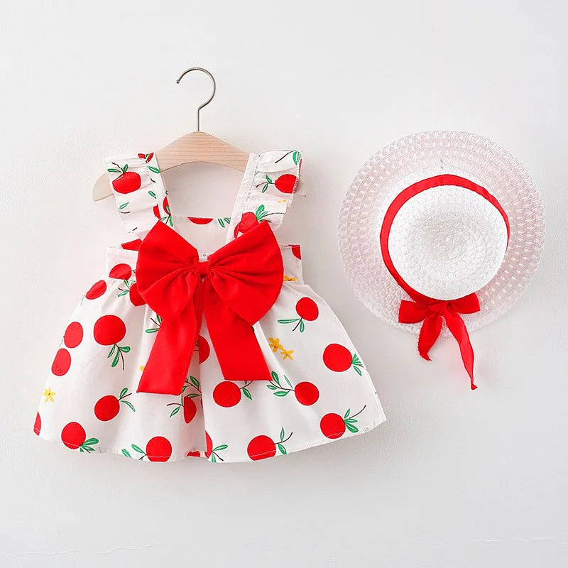 Mini Fashion™ – Süß & sommerlich – Fruchtkleid (enthält GRATIS Strohhut)
