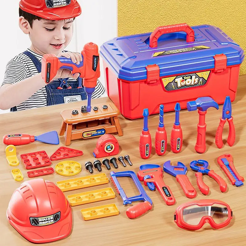 Kids Toolbox – Hårdfør og lærerig - Værktøj Legetøj