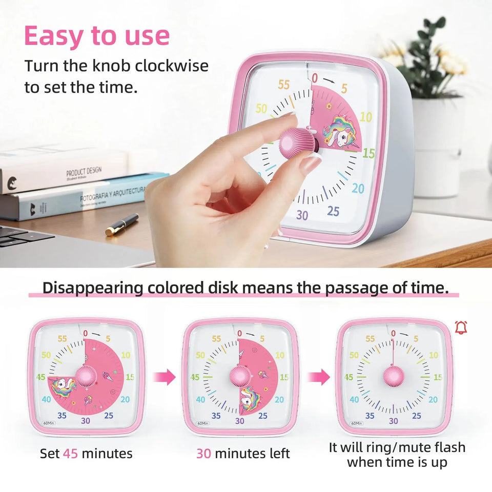 Visual Timer – Farbenfroh & Ruhig – Timer für Kinder