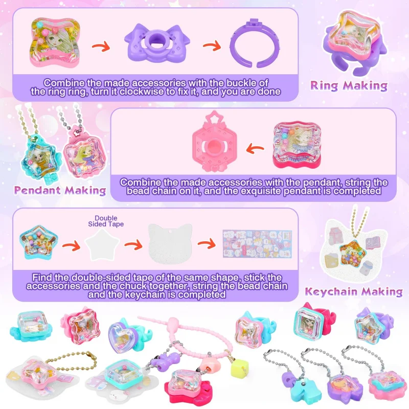 CharmLab – Verspielt & Kreativ – DIY 3D-Aufkleber & Schmuck-Bastelset