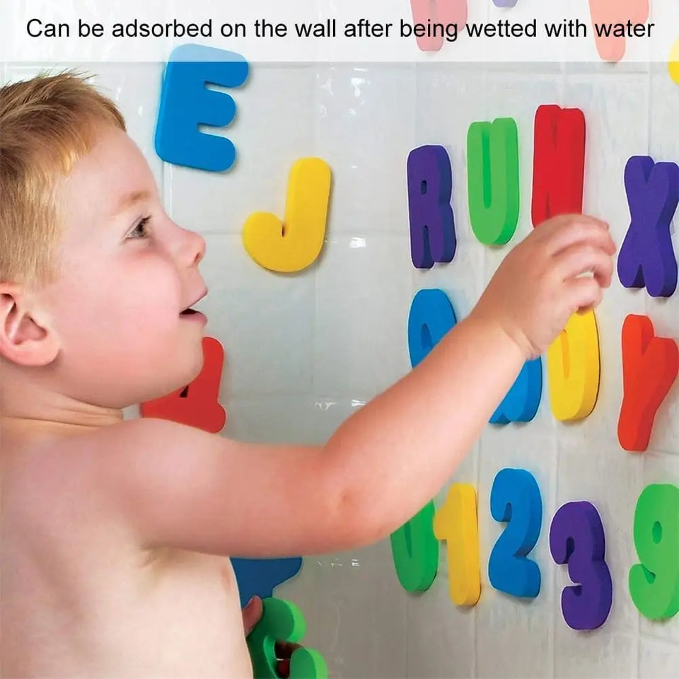 Colorful Bathing Letters™ - Bildung & Spaß - Bunte Badebuchstaben
