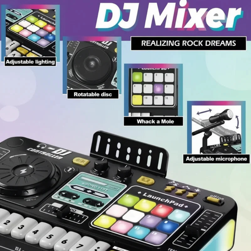 MiniDJ – Musikalisch & interaktiv – DJ-Mixer-Spielzeug