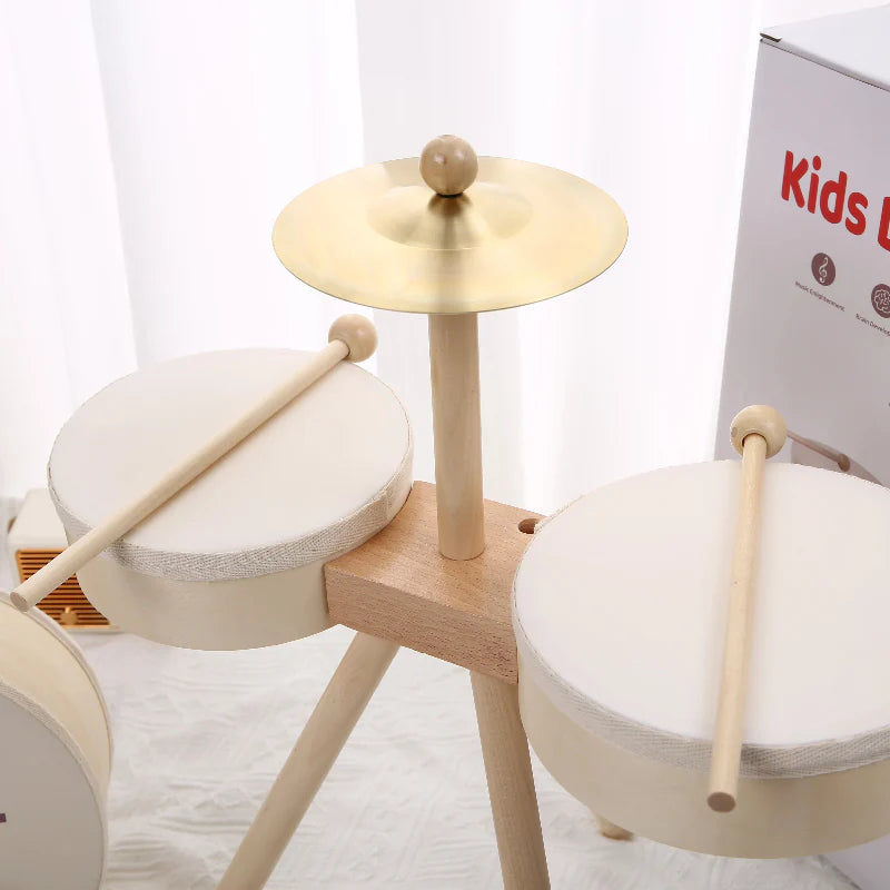 Kids Wooden Drum Toy – Musik & Kreativität – Trommel-Spielset