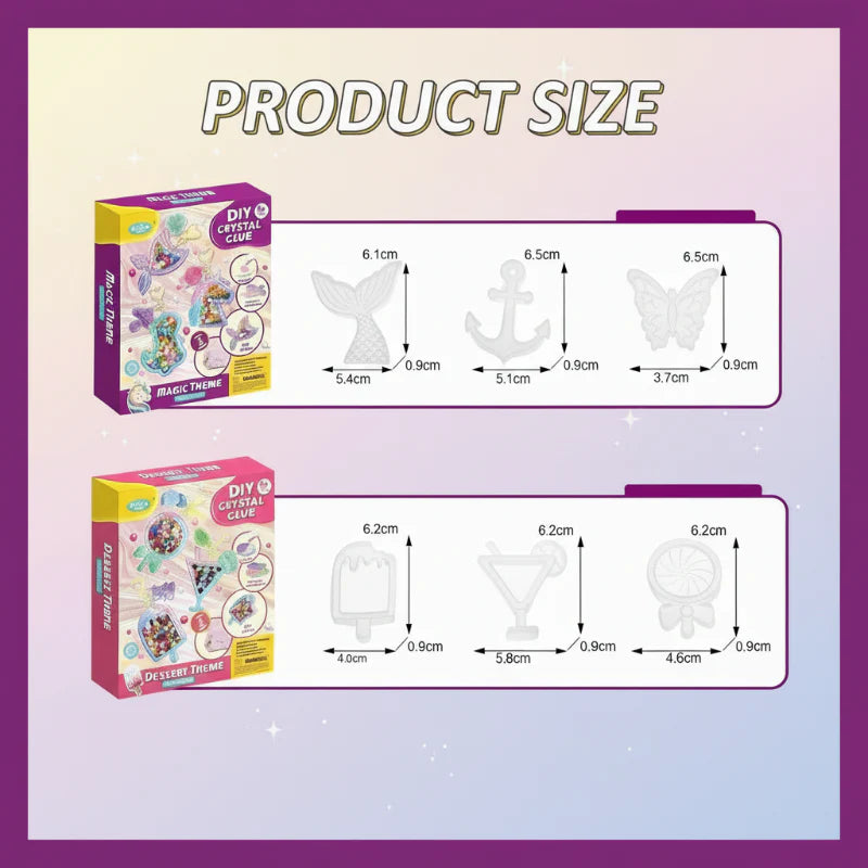 DIY Crystal Keychain Kit – Kreativ & Verspielt – Bastelset für Schlüsselanhänger