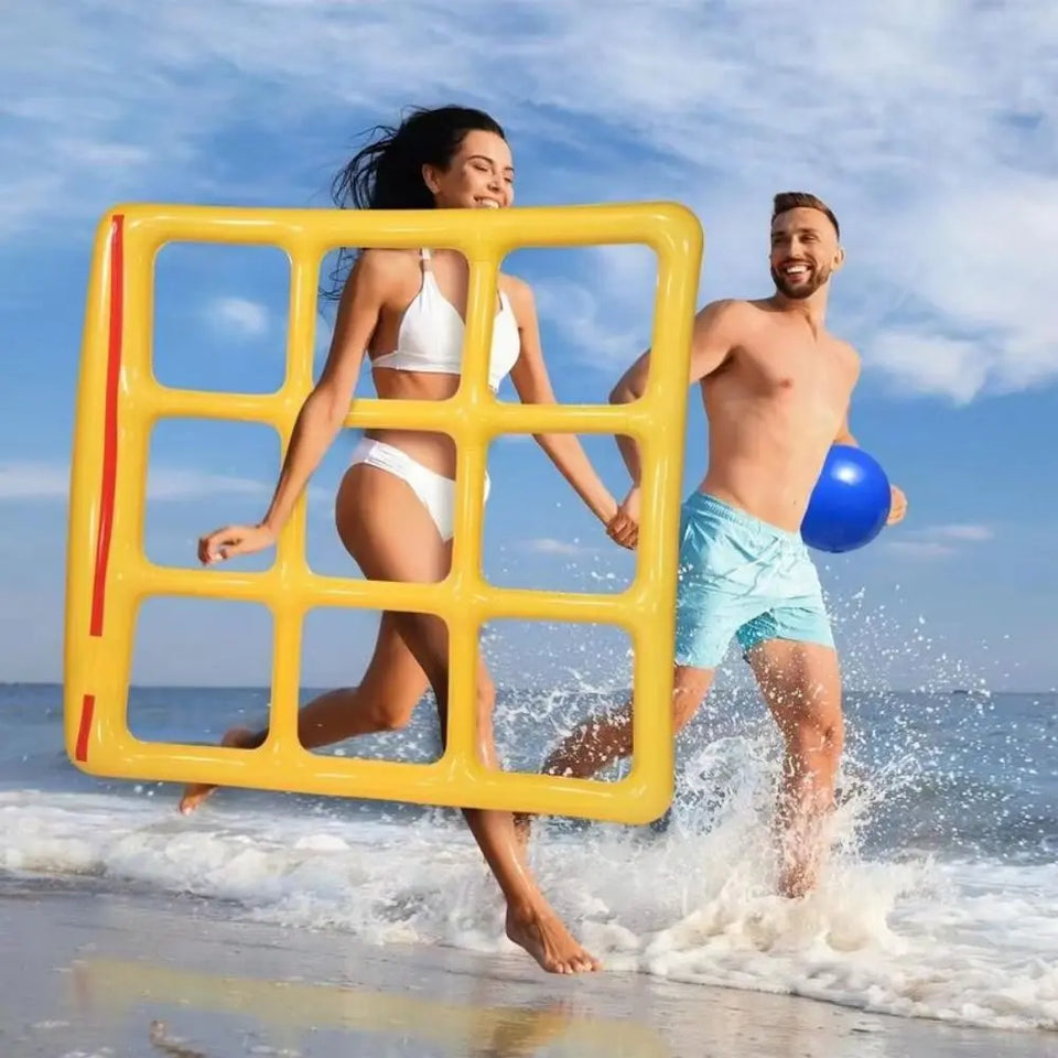 Pool Tic Tac Toe – Bunt & lustig - Pool Vier in einer Reihe Spielset