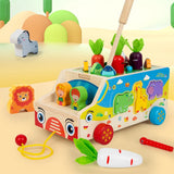 Montessori Animal Matching Toy – Lehrreich & interaktiv – Puzzle-Spielwagen