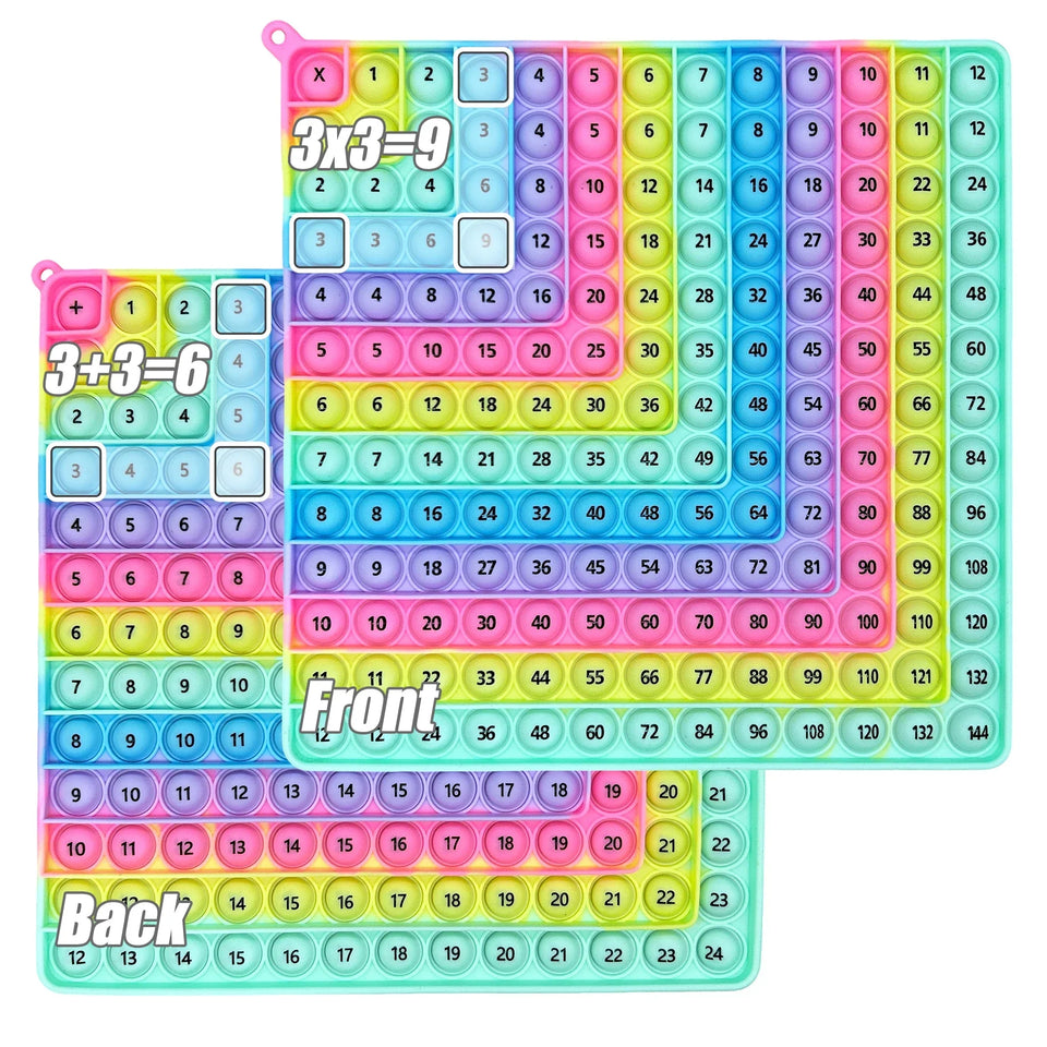 Multicolor Fidget Board™ - Forbedr dine matematiske færdigheder - Reken Fidget Board