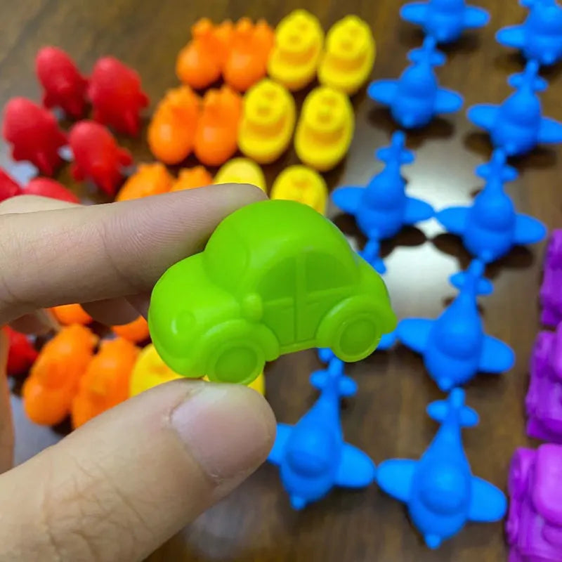 Rainbow Teddy Bears Toys™ - Pädagogisch & kreativ - Regenbogen Zählende Bären