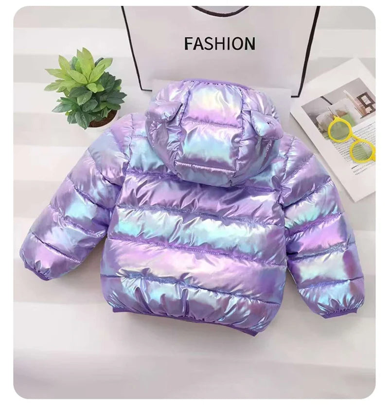 CuddleCoat  – Dicke wattierte Jacke mit Bärenkapuze