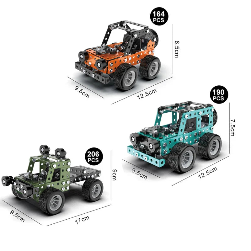 MetalBuild – Cool & lehrreich – Konstruktionsfahrzeug-Set