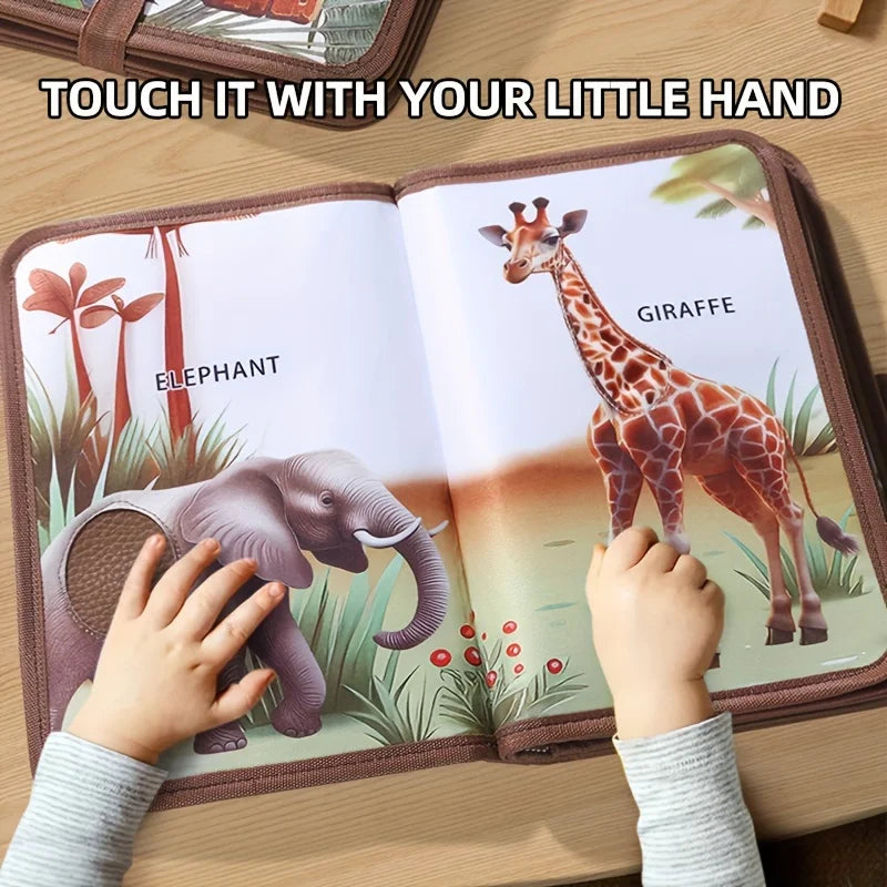 Touch Book™ – Nervøsitet og farver – Hæfte om sanser - dyr