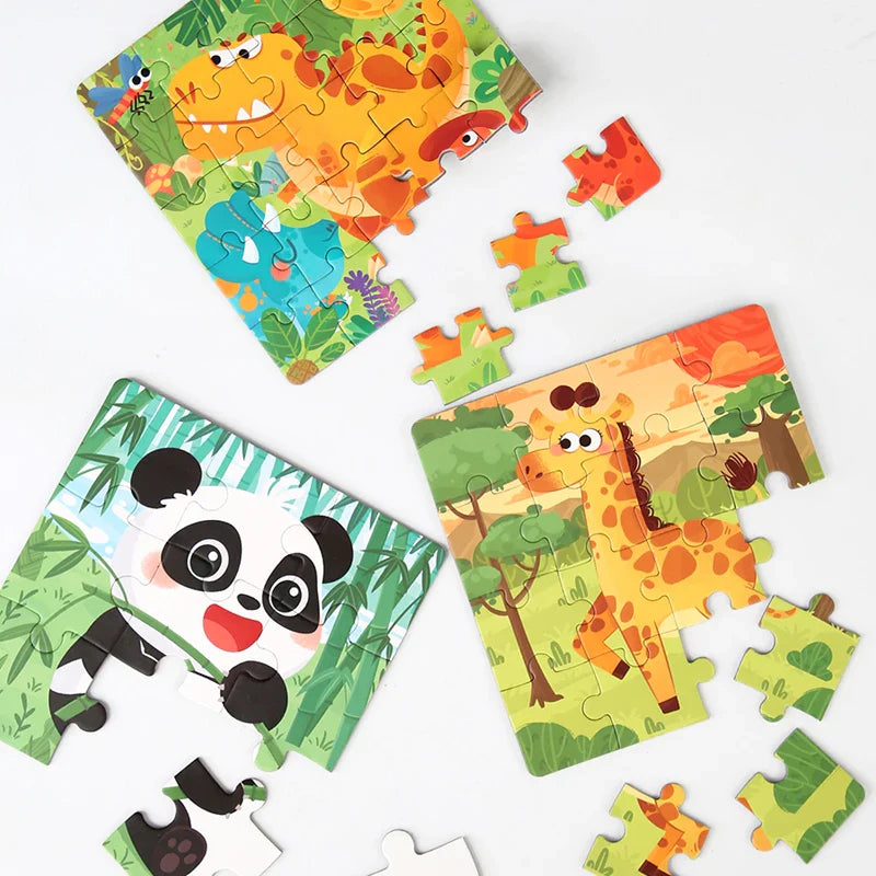 Magnetic Puzzle Book™ – Tierfreunde Spaß – Magnetisches Rätselbuch