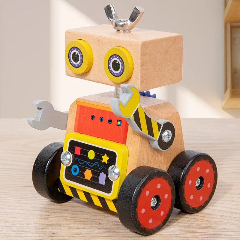 Woods™ - Bauen & Spielen - Bauroboter aus Holz