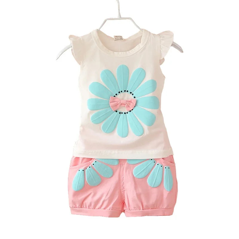 Mini Fashion™ - Merry Adventures - Sommersæt i bomuld
