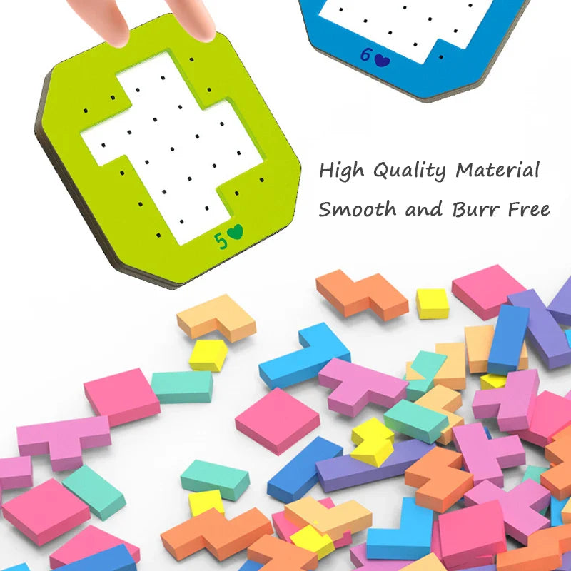 Colorful Tangram Puzzle™ - Kreativität und Lernen - Tangram-Puzzles