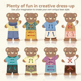 ThreadBear – Niedlich & Lehrreich – Montessori-Fädelspielzeug Bär