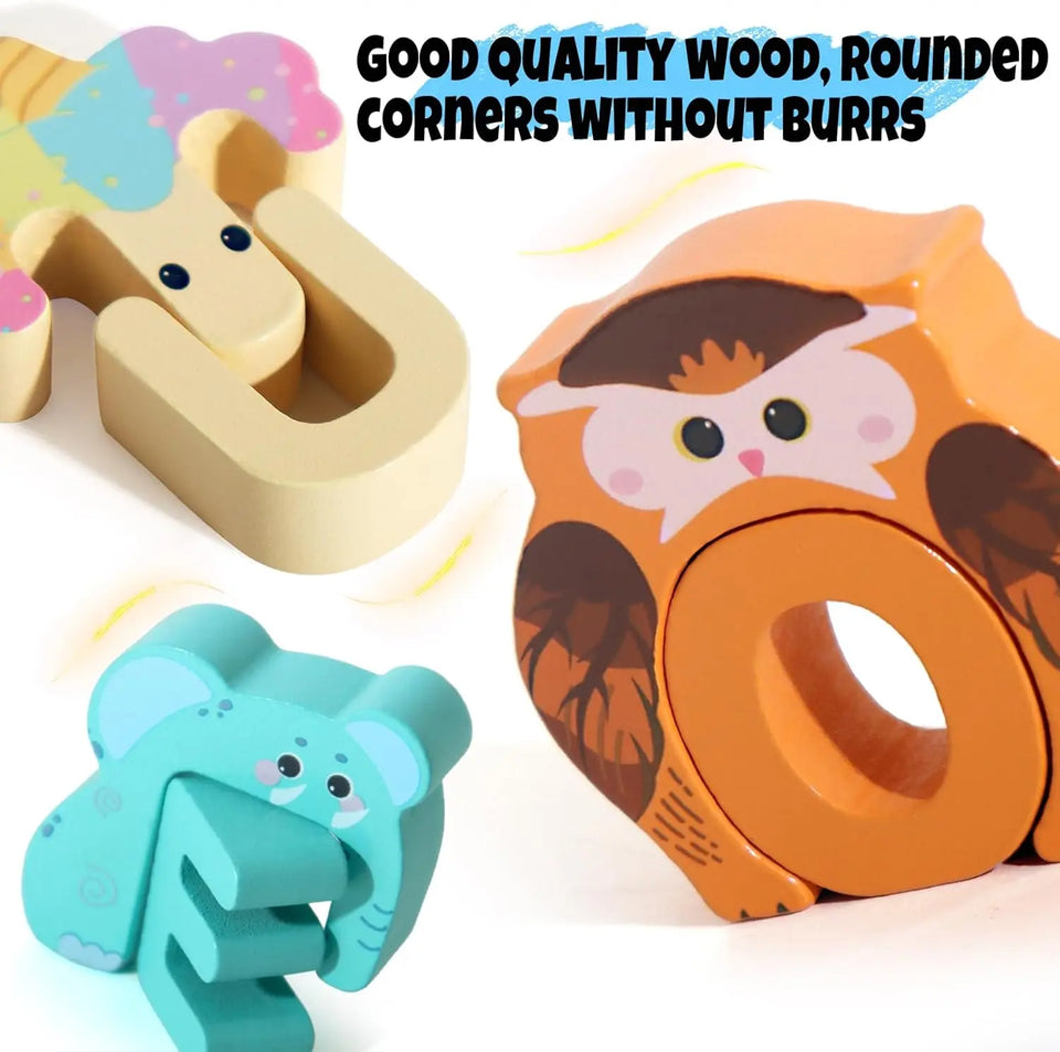 ZooLetters – Spielerisch & lehrreich – Tier-Alphabet-Puzzle für Kinder