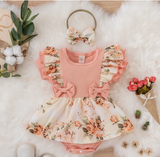 Mini Fashion™ - Weich auf der Haut - Mädchen Strampelanzug