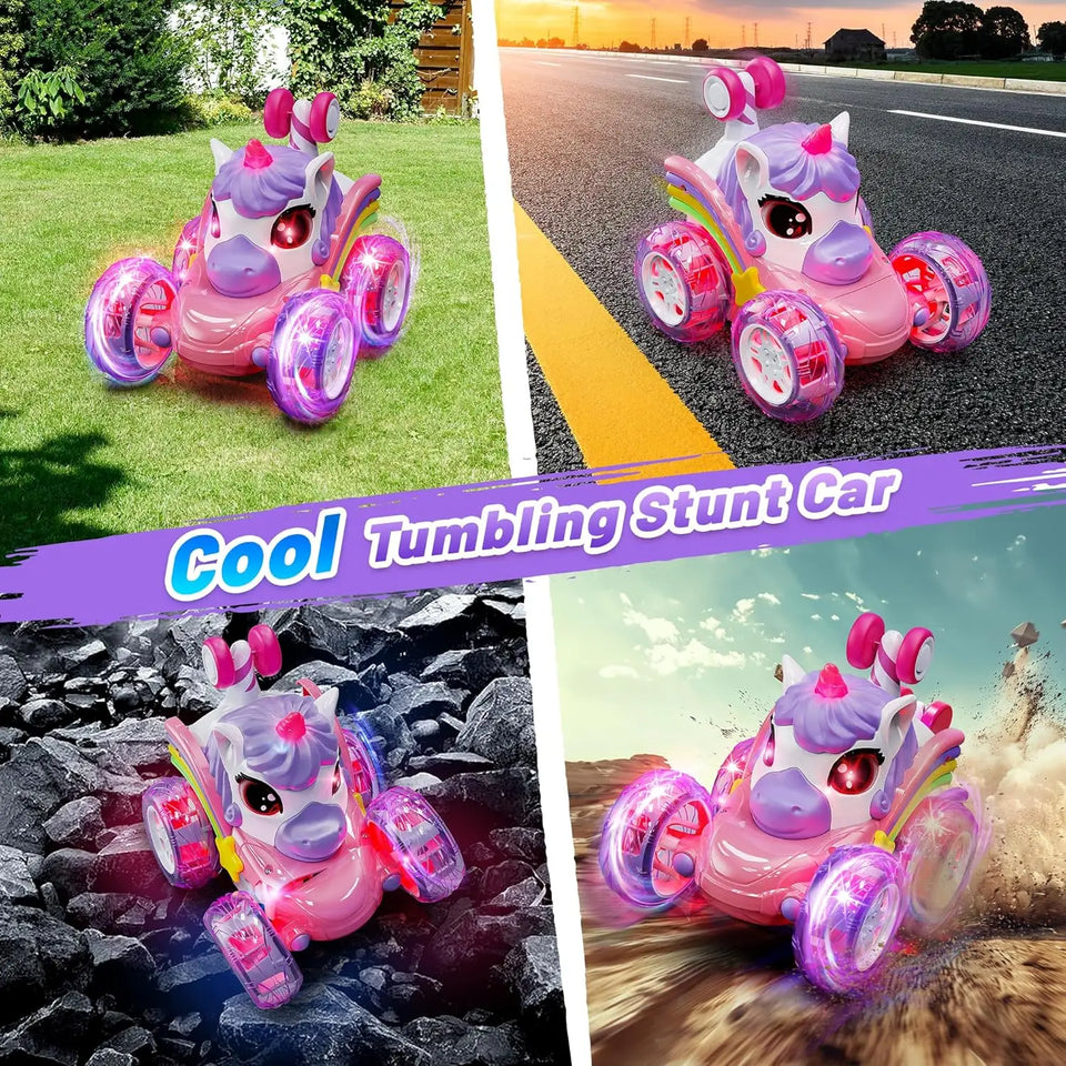 GlowRide – Farbenfroh & aktiv – Einhorn-RC-Auto