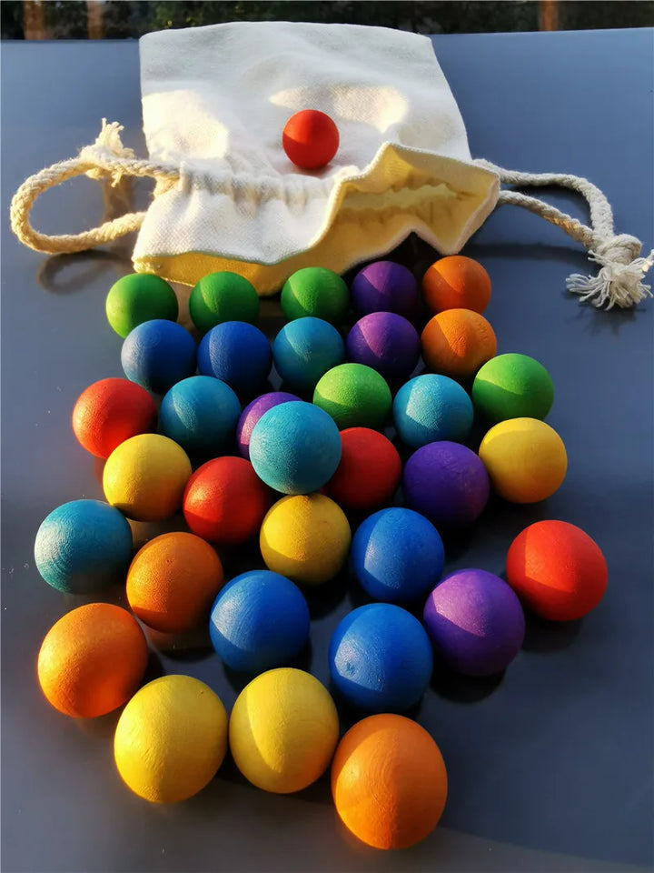 Rainbow Balls™ – Trækugler i regnbuens farver