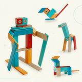 MagPlayer – Kreativ & Motorik – DIY Magnetische Holzbauklötze