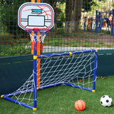 Kids Ball Games - Doppelter Spaß - Fußball- und Basketball-Spielzeugset