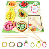 Toddler Clips™ - Obst & Formspiel -  Sortierspiel