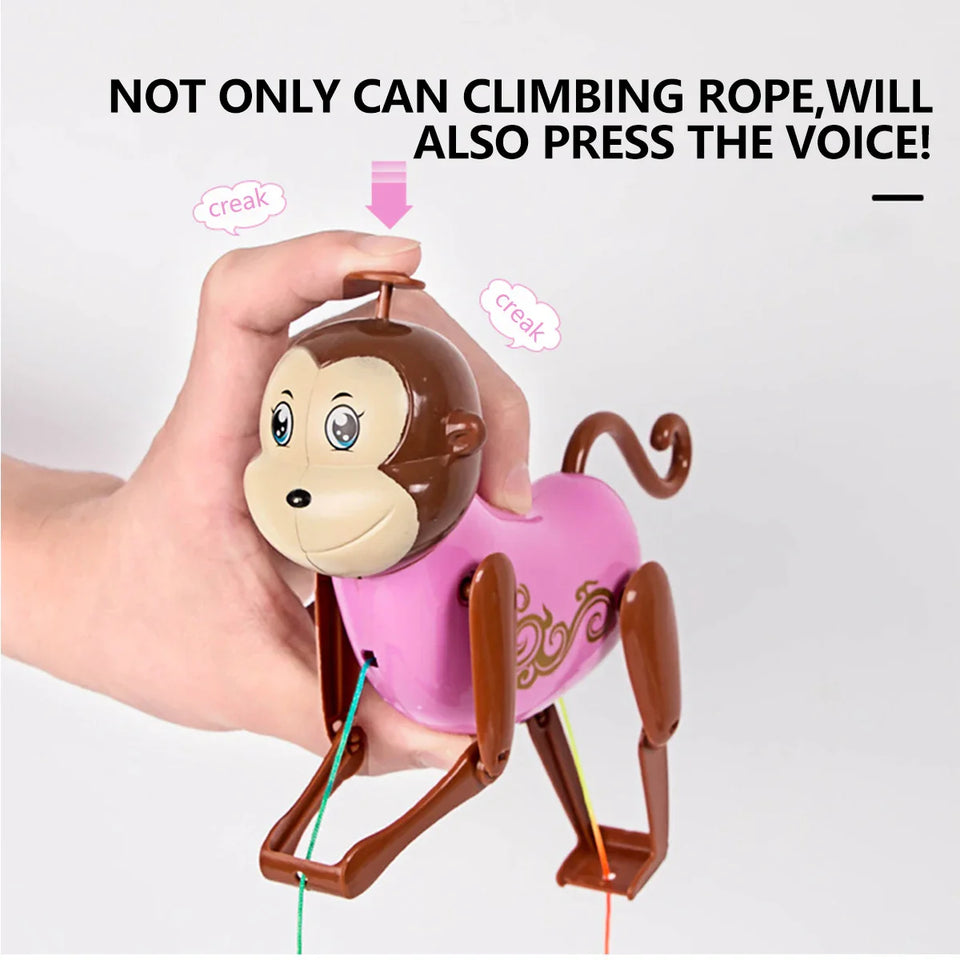 Climbing Monkey Toy™ - Dschungelspaß - Seilkletternder Affe