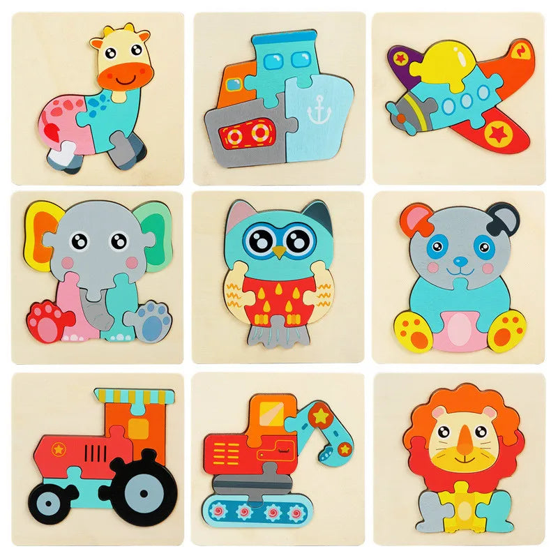 3D Wooden Puzzle™ - Legesyge puslespilseventyr - Puslespil
