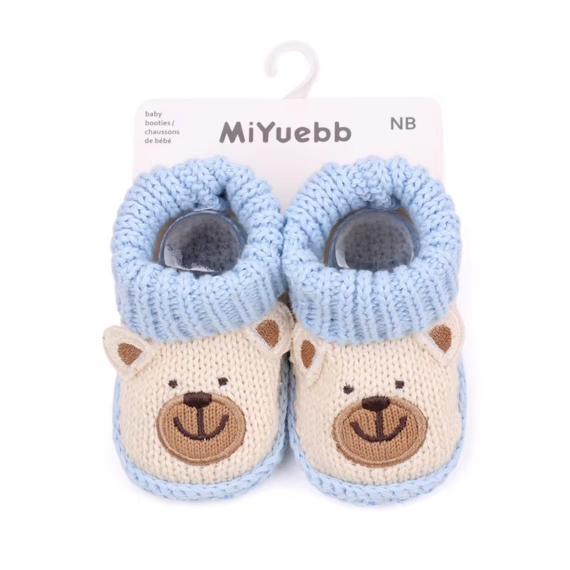 Mini Fashion – Strikket babysko (3-6 måneder)
