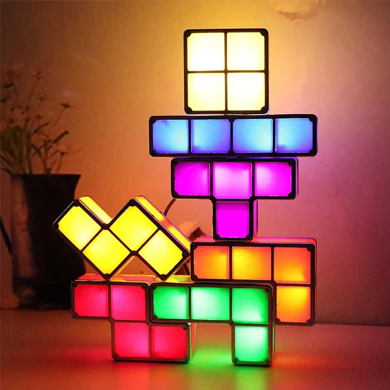 Tetris Night Light™ - Tænd for din kreativitet - Tetris-lampe