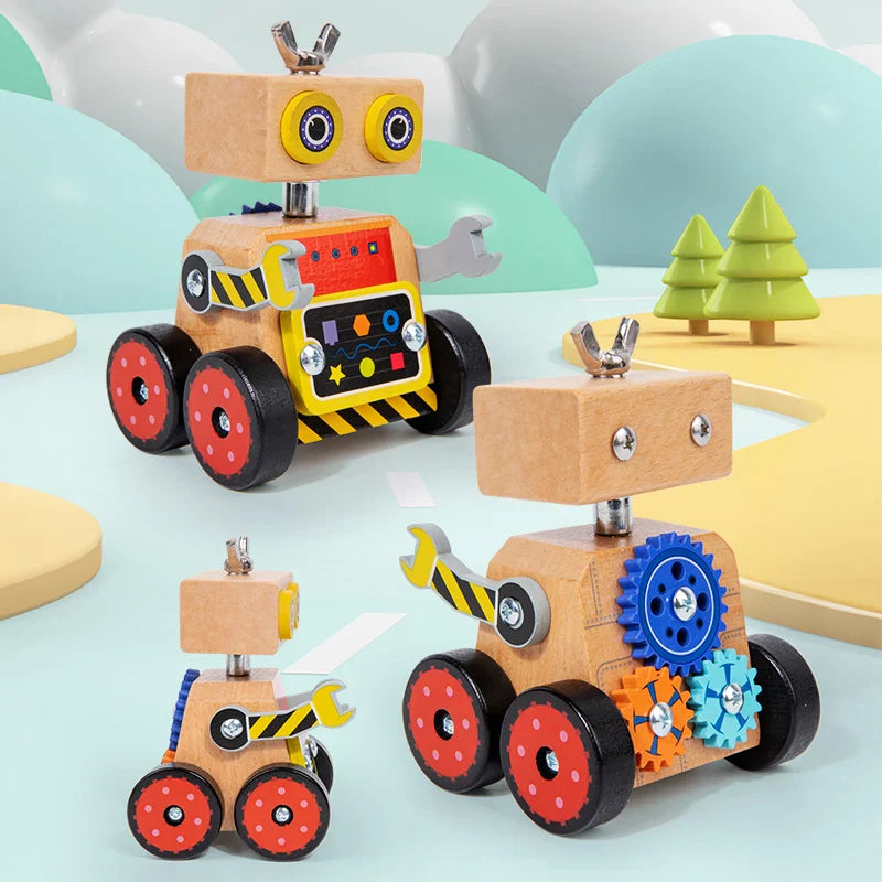 Woods™ - Bauen & Spielen - Bauroboter aus Holz